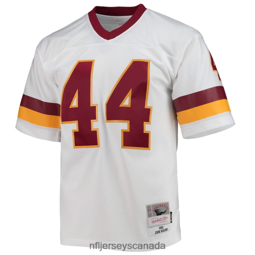 Men Washington Football Team John Riggins Mitchell  Ness White 1982 Legacy Replica Jersey Clothing NFL TBXFR6933