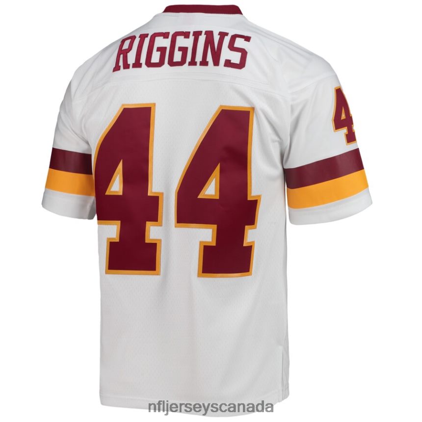 Men Washington Football Team John Riggins Mitchell  Ness White 1982 Legacy Replica Jersey Clothing NFL TBXFR6933