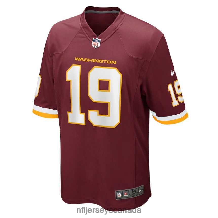 Men Washington Football Team Marken Michel Nike Burgundy Game Jersey Clothing NFL TBXFR65831