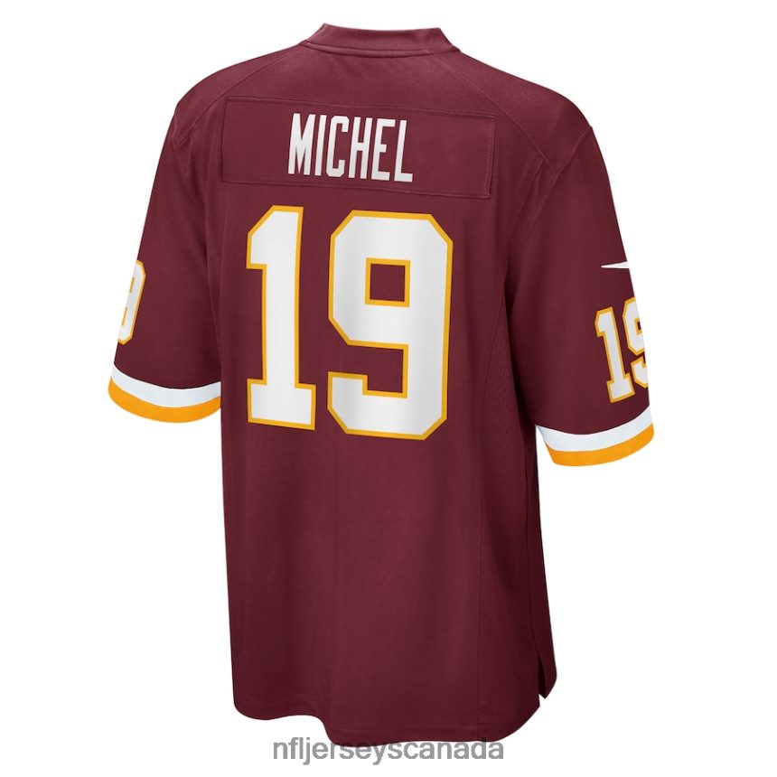 Men Washington Football Team Marken Michel Nike Burgundy Game Jersey Clothing NFL TBXFR65831