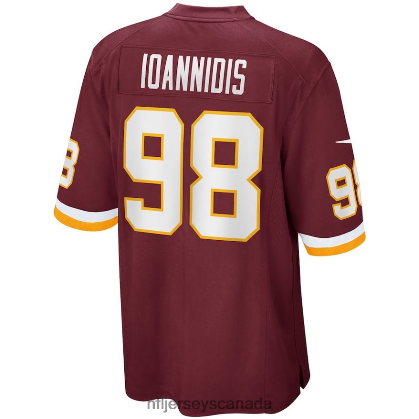 Men Washington Football Team Matt Ioannidis Nike Burgundy Player Game Jersey Clothing NFL TBXFR64601