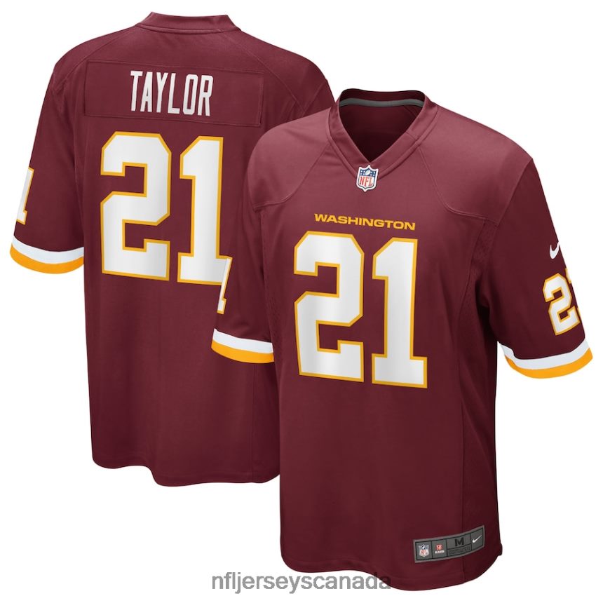 Men Washington Football Team Sean Taylor Nike Burgundy Retired Player Team Game Jersey Clothing NFL TBXFR61017