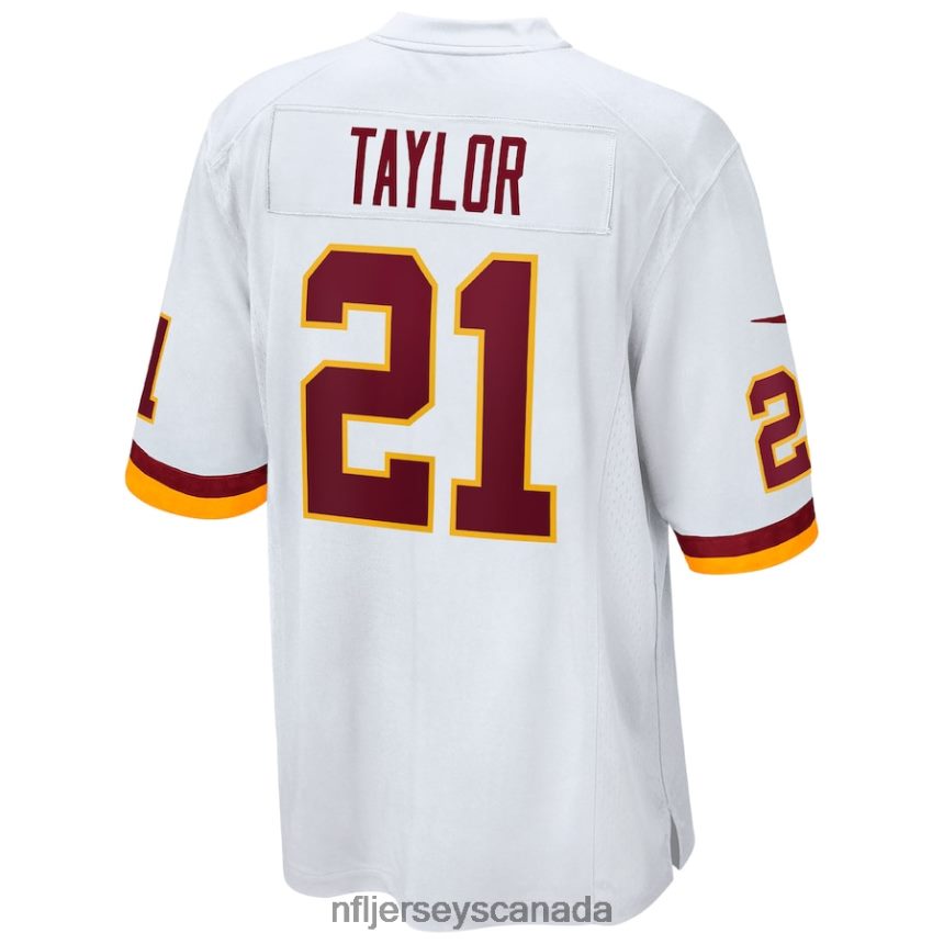 Men Washington Football Team Sean Taylor Nike White Retired Player Team Game Jersey Clothing NFL TBXFR61452