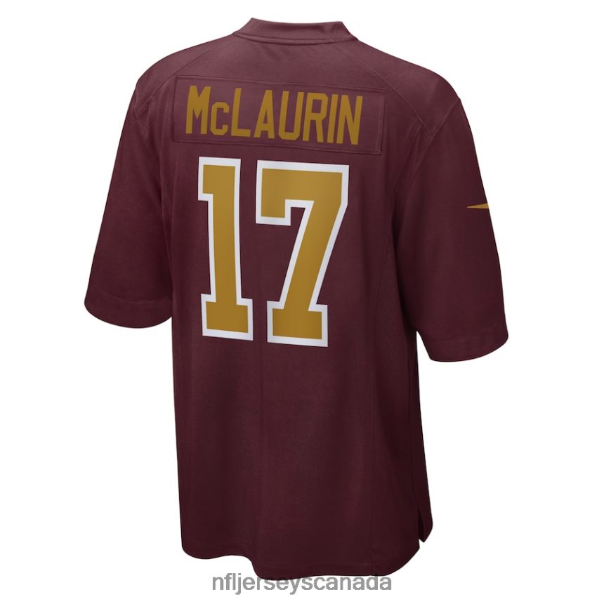 Men Washington Football Team Terry McLaurin Nike Burgundy Alternate Game Jersey Clothing NFL TBXFR62743