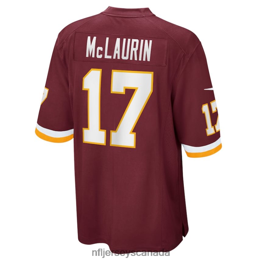 Men Washington Football Team Terry McLaurin Nike Burgundy Player Game Jersey Clothing NFL TBXFR61471
