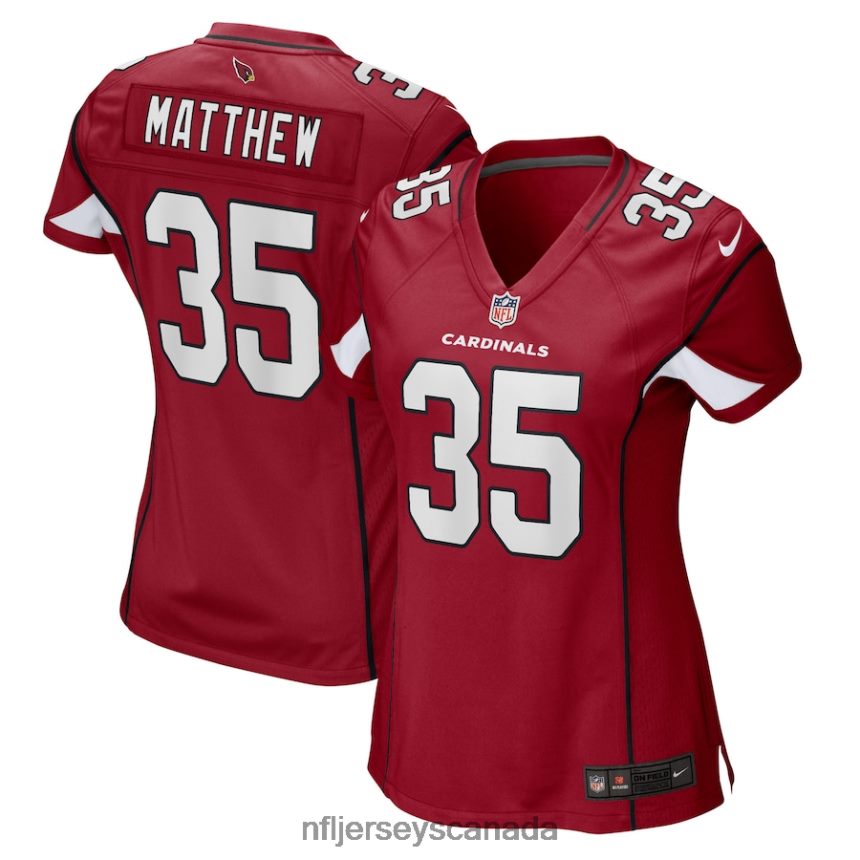 Women Arizona Cardinals Christian Matthew Nike Cardinal Game Player Jersey Clothing NFL TBXFR66132