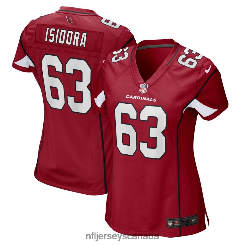 Women Arizona Cardinals Danny Isidora Nike Cardinal Game Player Jersey Clothing NFL TBXFR65791
