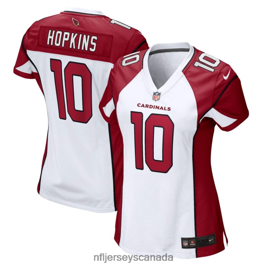 Women Arizona Cardinals DeAndre Hopkins Nike White Game Jersey Clothing NFL TBXFR65551