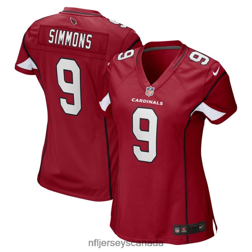 Women Arizona Cardinals Isaiah Simmons Nike Cardinal Game Player Jersey Clothing NFL TBXFR67104