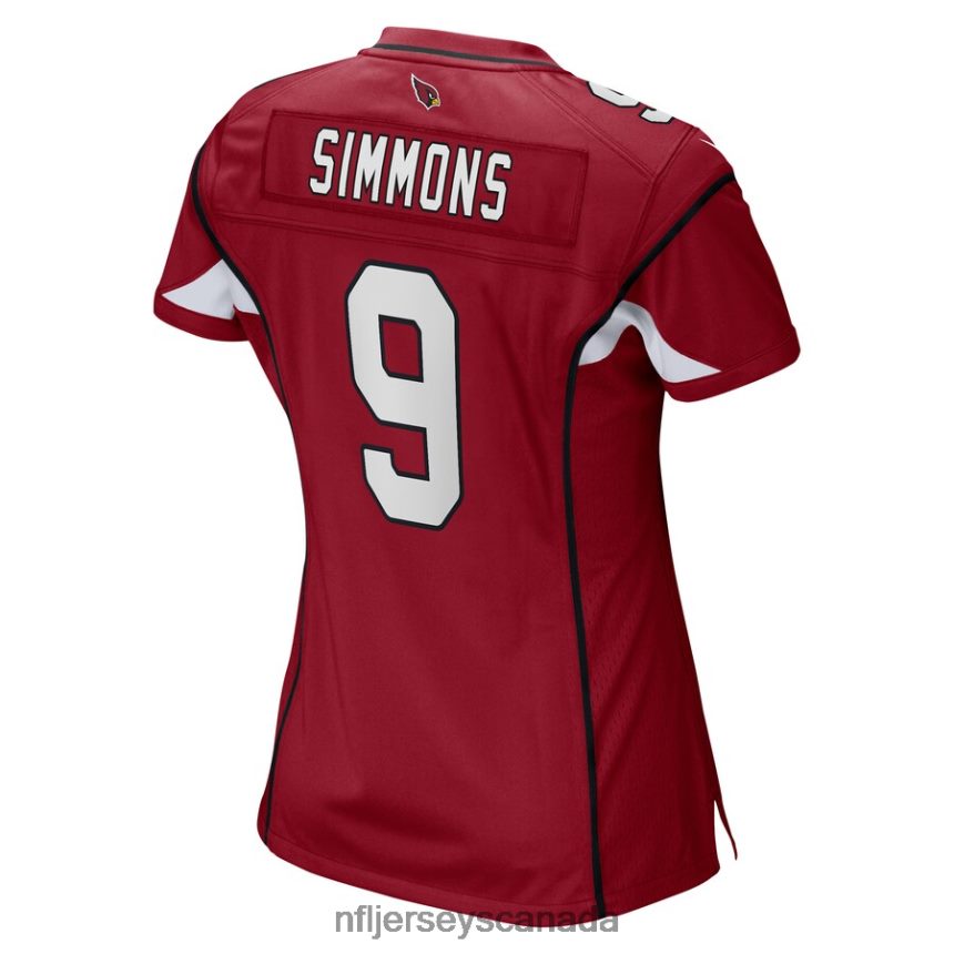 Women Arizona Cardinals Isaiah Simmons Nike Cardinal Game Player Jersey Clothing NFL TBXFR67104