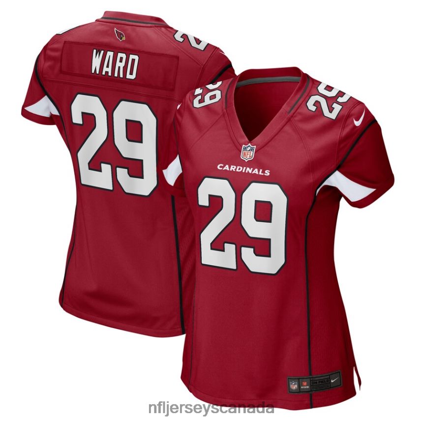 Women Arizona Cardinals Jonathan Ward Nike Cardinal Game Jersey Clothing NFL TBXFR66944