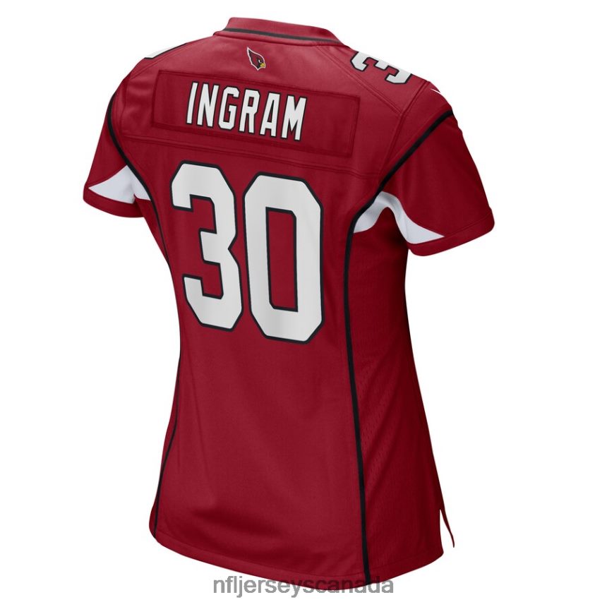 Women Arizona Cardinals Keaontay Ingram Nike Cardinal Game Player Jersey Clothing NFL TBXFR66223