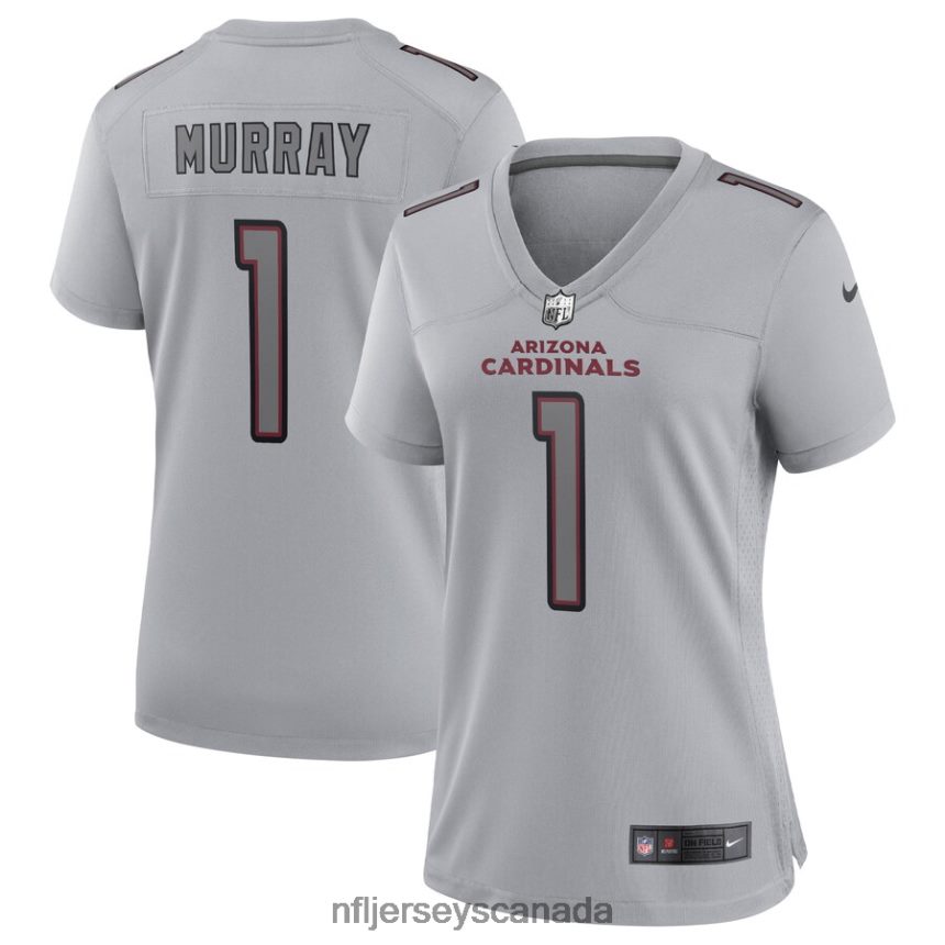 Women Arizona Cardinals Kyler Murray Nike Gray Atmosphere Fashion Game Jersey Clothing NFL TBXFR66833