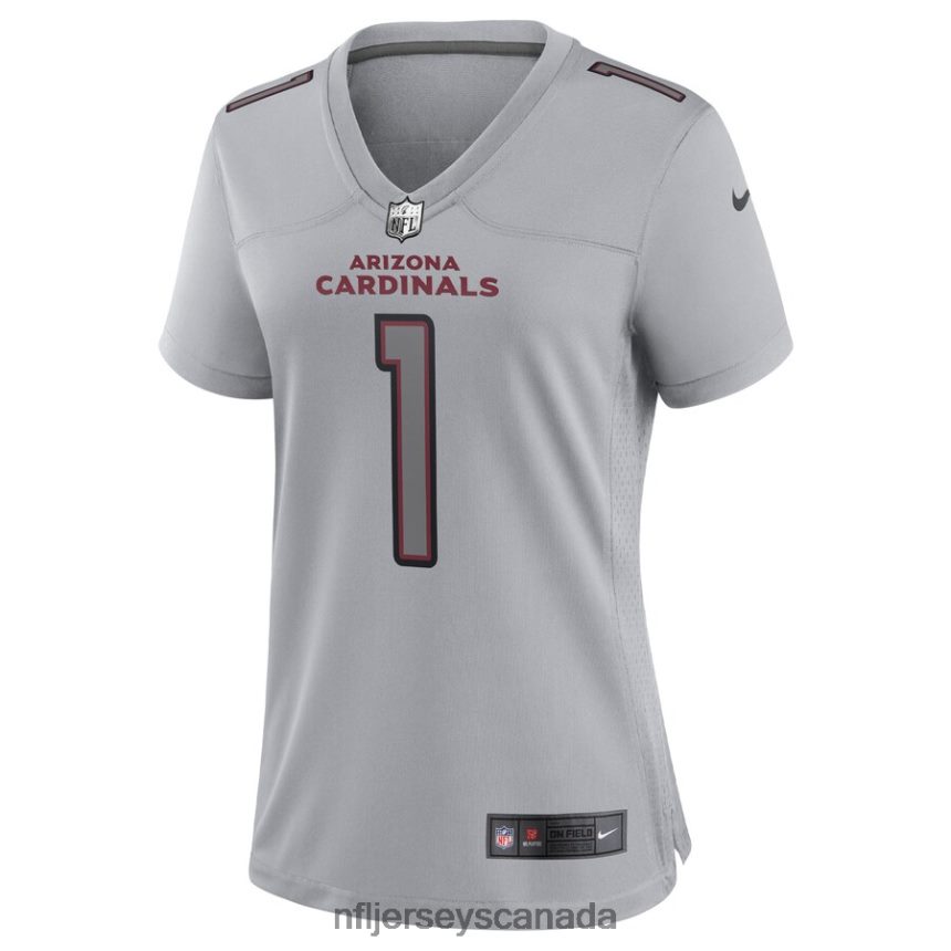 Women Arizona Cardinals Kyler Murray Nike Gray Atmosphere Fashion Game Jersey Clothing NFL TBXFR66833