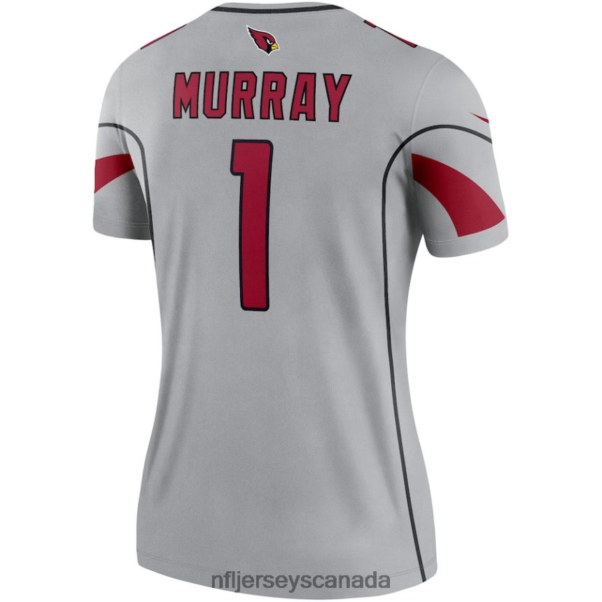 Women Arizona Cardinals Kyler Murray Nike Gray Inverted Legend Jersey Clothing NFL TBXFR65349