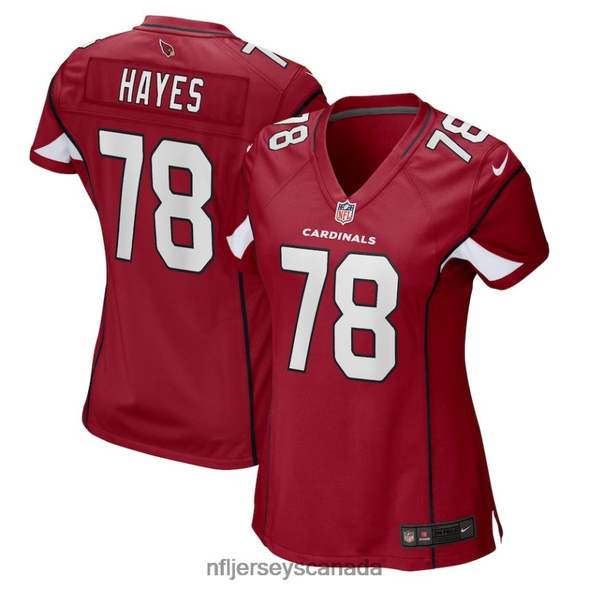 Women Arizona Cardinals Marquis Hayes Nike Cardinal Game Player Jersey Clothing NFL TBXFR66063