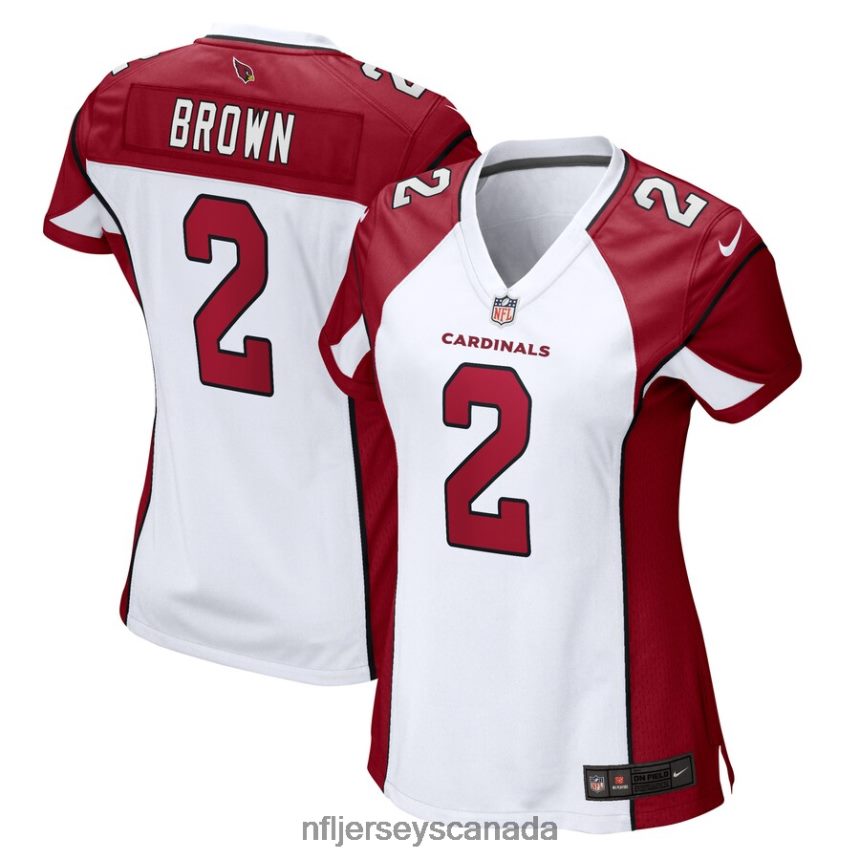 Women Arizona Cardinals Marquise Brown Nike White Game Player Jersey Clothing NFL TBXFR65552