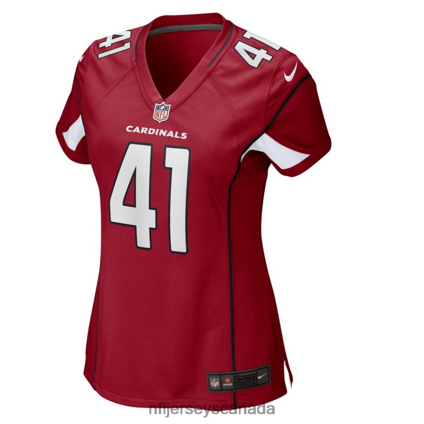 Women Arizona Cardinals Myjai Sanders Nike Cardinal Game Player Jersey Clothing NFL TBXFR65766