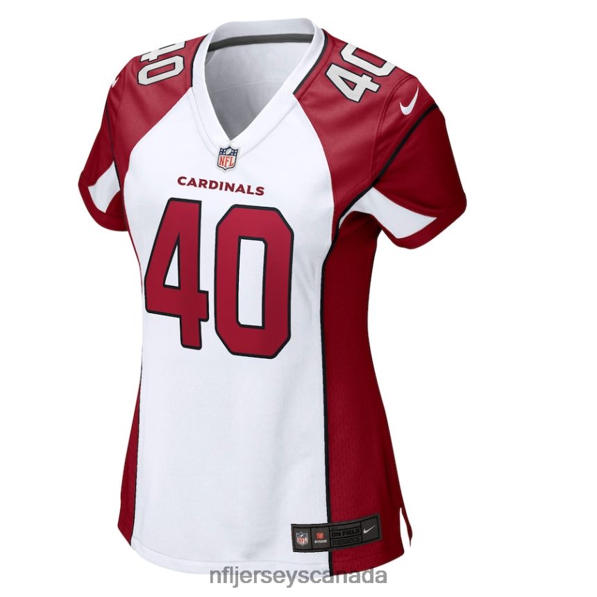 Women Arizona Cardinals Pat Tillman Nike White Retired Game Jersey Clothing NFL TBXFR63014
