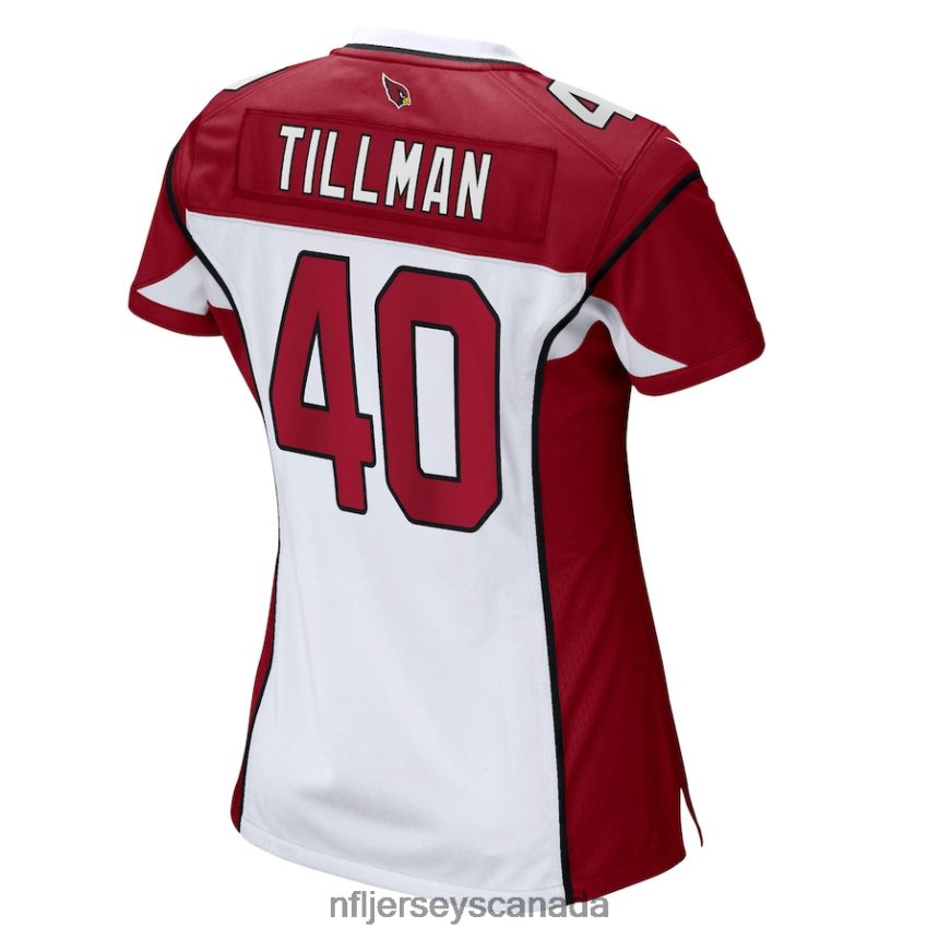 Women Arizona Cardinals Pat Tillman Nike White Retired Game Jersey Clothing NFL TBXFR63014