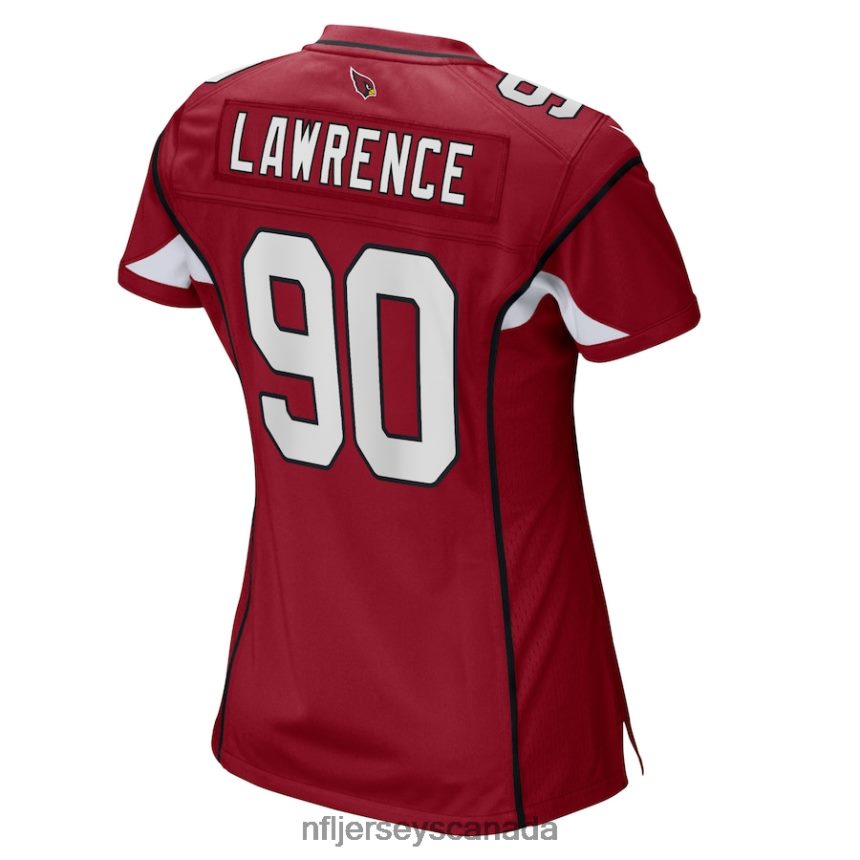 Women Arizona Cardinals Rashard Lawrence Nike Cardinal Game Player Jersey Clothing NFL TBXFR66954