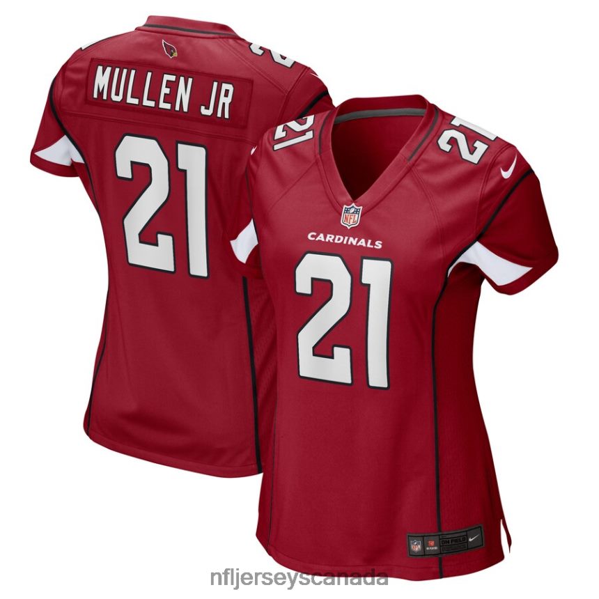 Women Arizona Cardinals Trayvon Mullen Jr Nike Cardinal Game Player Jersey Clothing NFL TBXFR67075