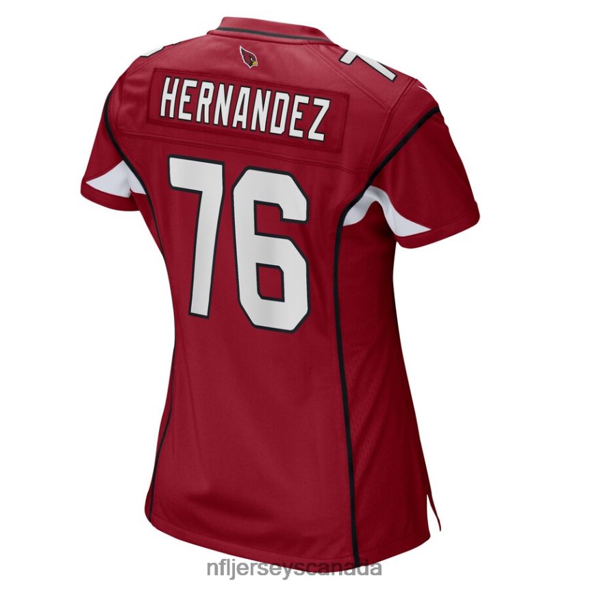 Women Arizona Cardinals Will Hernandez Nike Cardinal Game Player Jersey Clothing NFL TBXFR65667