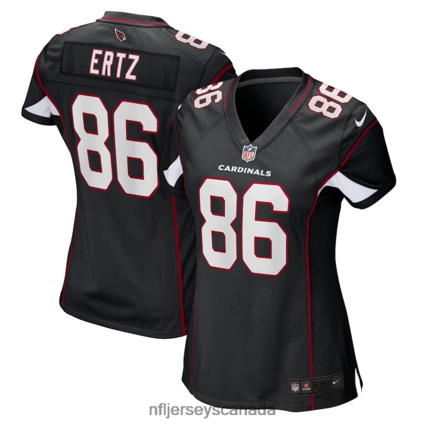 Women Arizona Cardinals Zach Ertz Nike Black Alternate Player Game Jersey Clothing NFL TBXFR65362