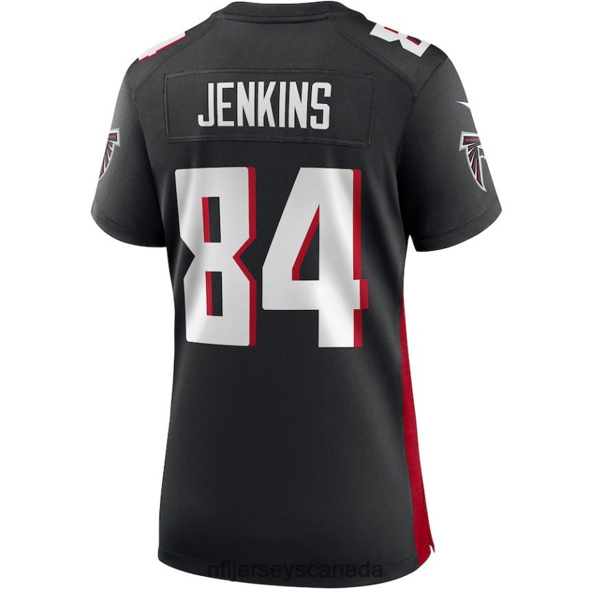 Women Atlanta Falcons Alfred Jenkins Nike Black Game Retired Player Jersey Clothing NFL TBXFR66867