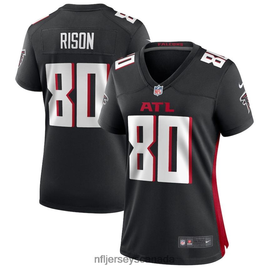 Women Atlanta Falcons Andre Rison Nike Black Game Retired Player Jersey Clothing NFL TBXFR66134