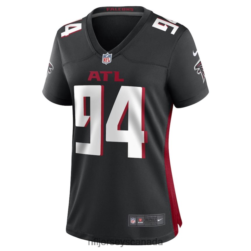 Women Atlanta Falcons Anthony Rush Nike Black Game Player Jersey Clothing NFL TBXFR65382