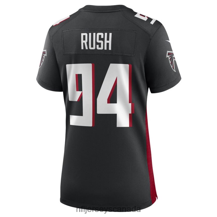 Women Atlanta Falcons Anthony Rush Nike Black Game Player Jersey Clothing NFL TBXFR65382