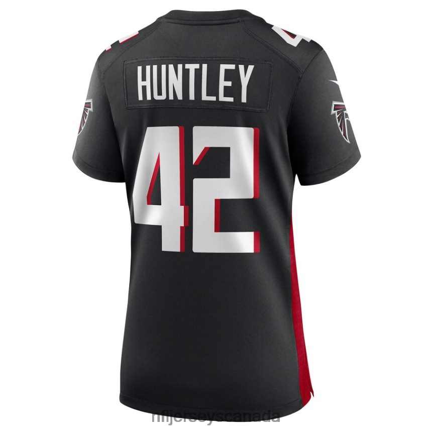 Women Atlanta Falcons Caleb Huntley Nike Black Game Jersey Clothing NFL TBXFR64097