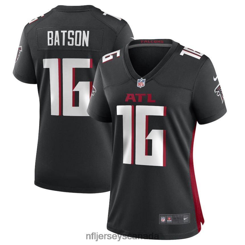Women Atlanta Falcons Cameron Batson Nike Black Game Player Jersey Clothing NFL TBXFR65394