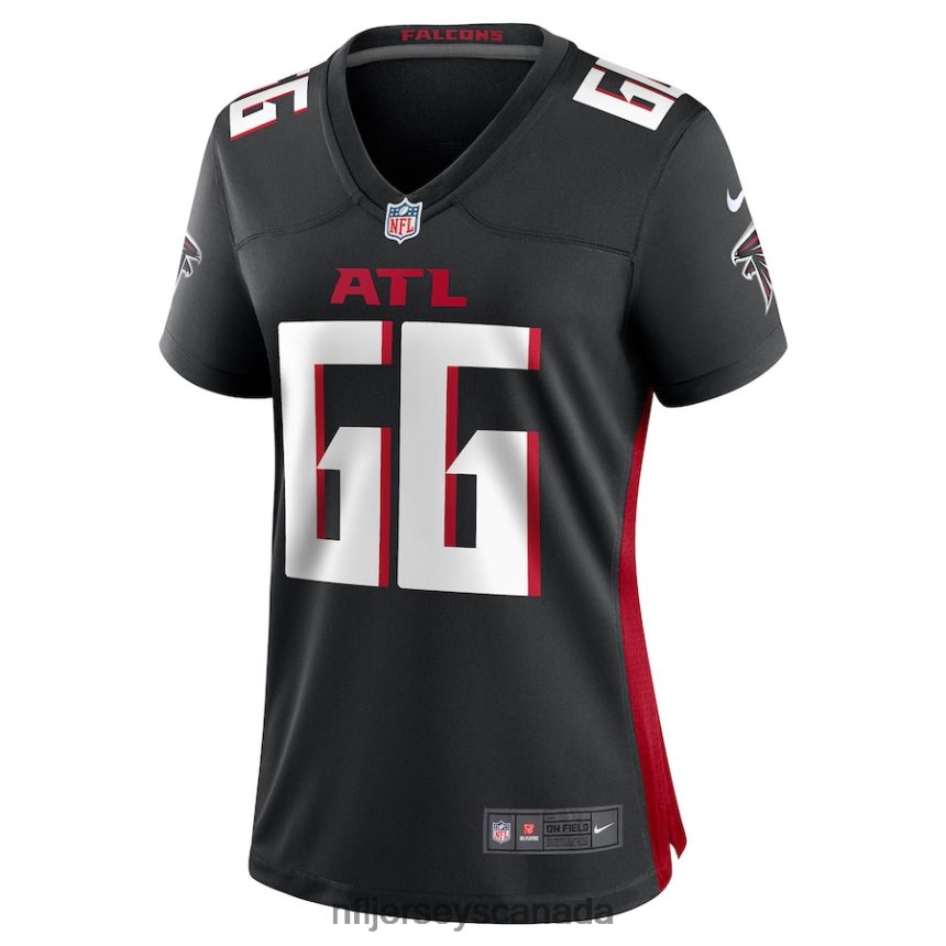 Women Atlanta Falcons Colby Gossett Nike Black Game Jersey Clothing NFL TBXFR64098