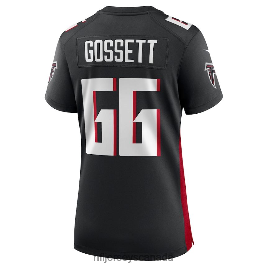 Women Atlanta Falcons Colby Gossett Nike Black Game Jersey Clothing NFL TBXFR64098
