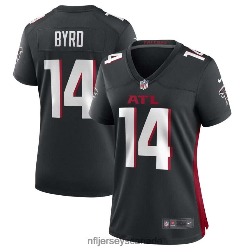 Women Atlanta Falcons Damiere Byrd Nike Black Game Player Jersey Clothing NFL TBXFR65358
