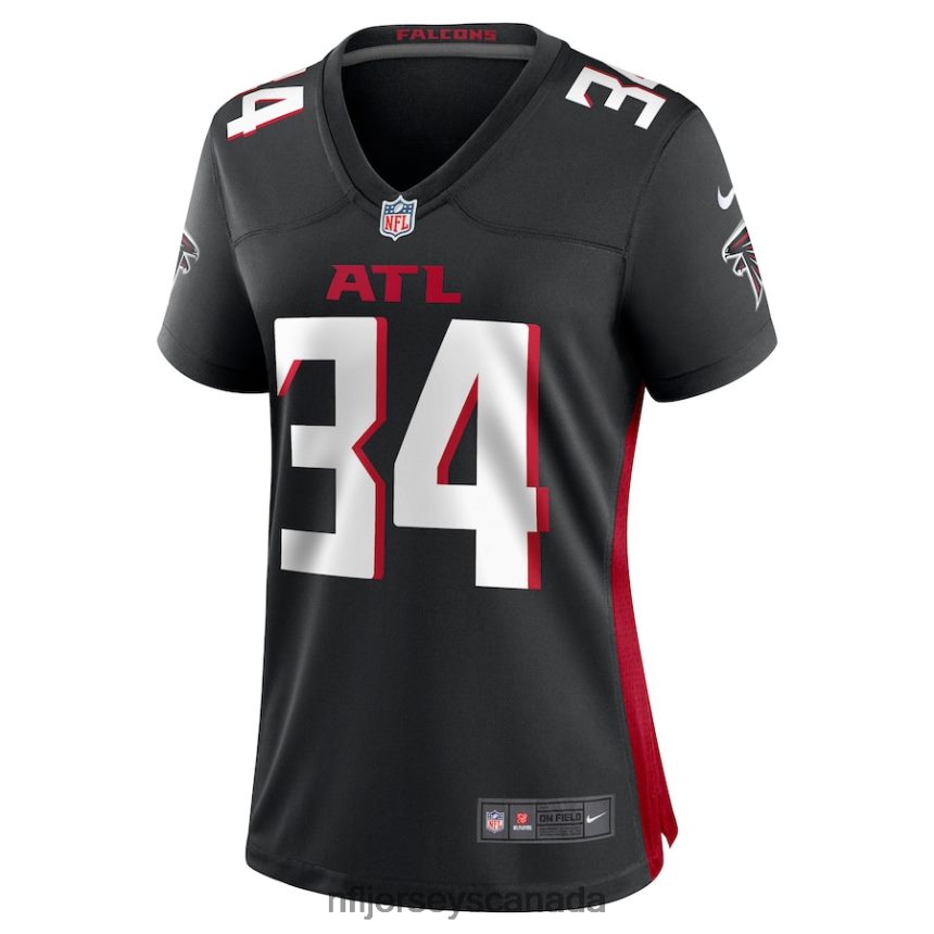 Women Atlanta Falcons Darren Hall Nike Black Game Jersey Clothing NFL TBXFR65385