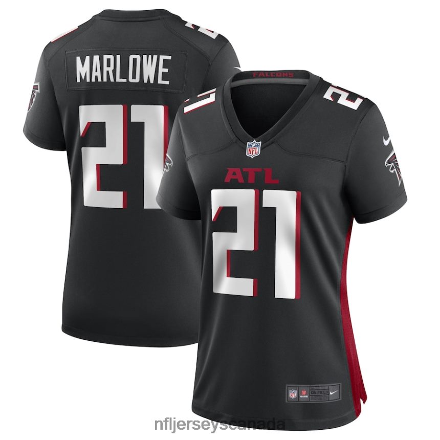 Women Atlanta Falcons Dean Marlowe Nike Black Game Player Jersey Clothing NFL TBXFR65370