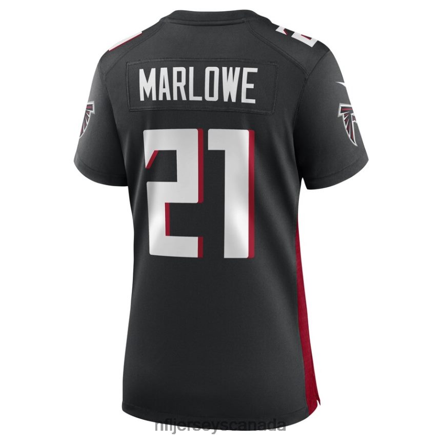 Women Atlanta Falcons Dean Marlowe Nike Black Game Player Jersey Clothing NFL TBXFR65370