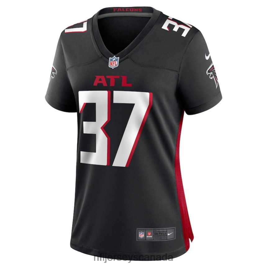 Women Atlanta Falcons Dee Alford Nike Black Player Game Jersey Clothing NFL TBXFR65398