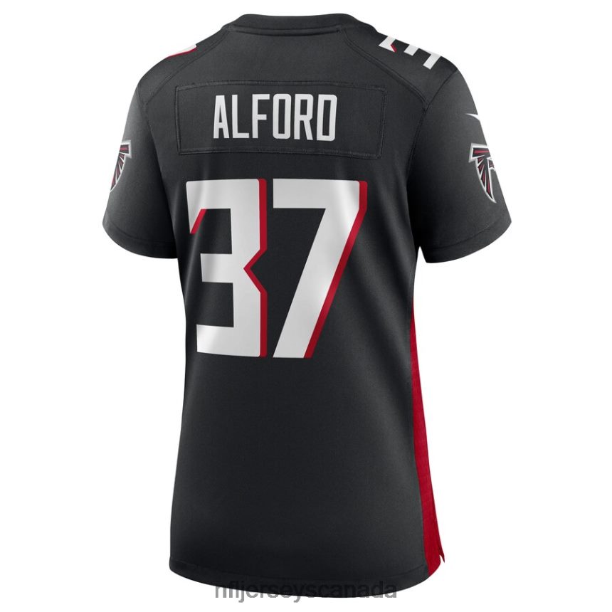 Women Atlanta Falcons Dee Alford Nike Black Player Game Jersey Clothing NFL TBXFR65398