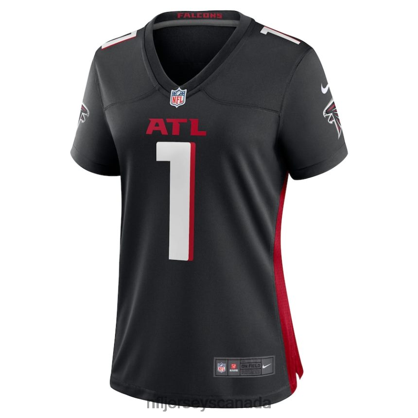 Women Atlanta Falcons Dirty Birds Nike Black Game Jersey Clothing NFL TBXFR62158