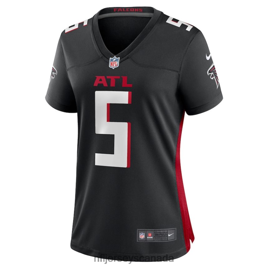 Women Atlanta Falcons Drake London Nike Black Player Game Jersey Clothing NFL TBXFR62408