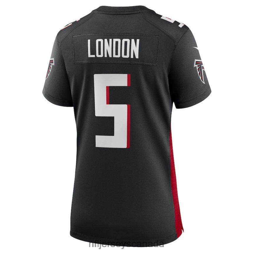 Women Atlanta Falcons Drake London Nike Black Player Game Jersey Clothing NFL TBXFR62408
