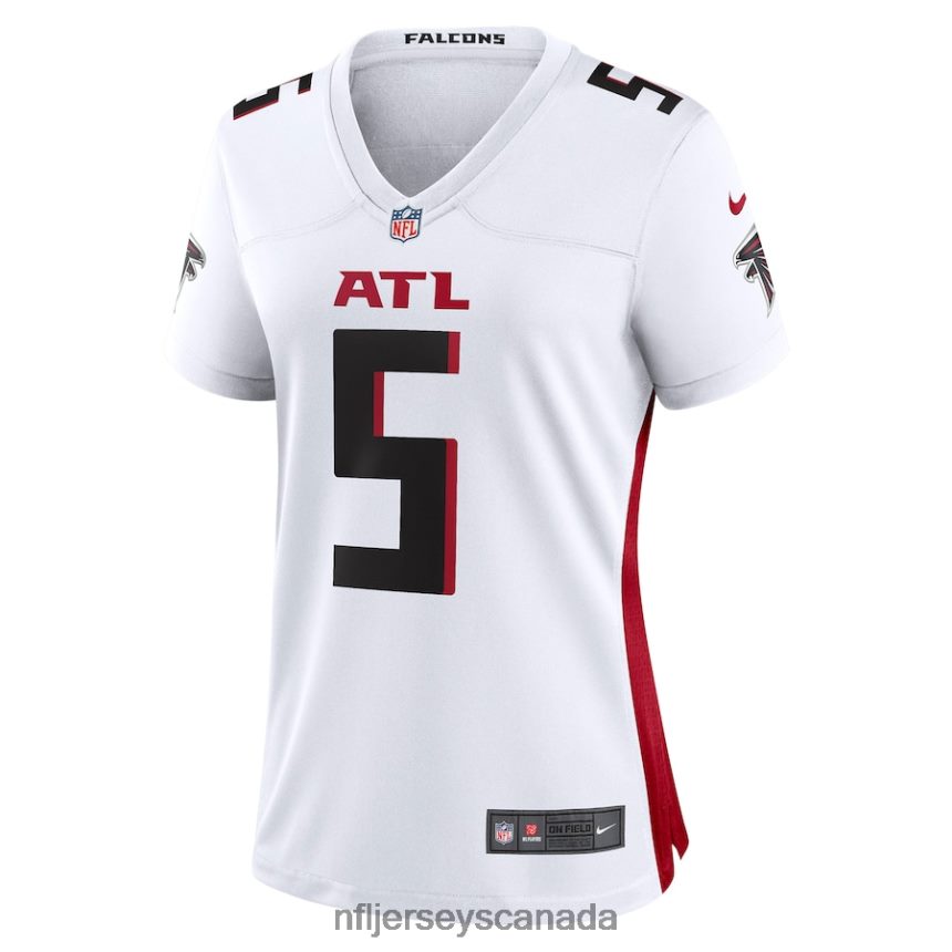 Women Atlanta Falcons Drake London Nike White Away Game Player Jersey Clothing NFL TBXFR63139