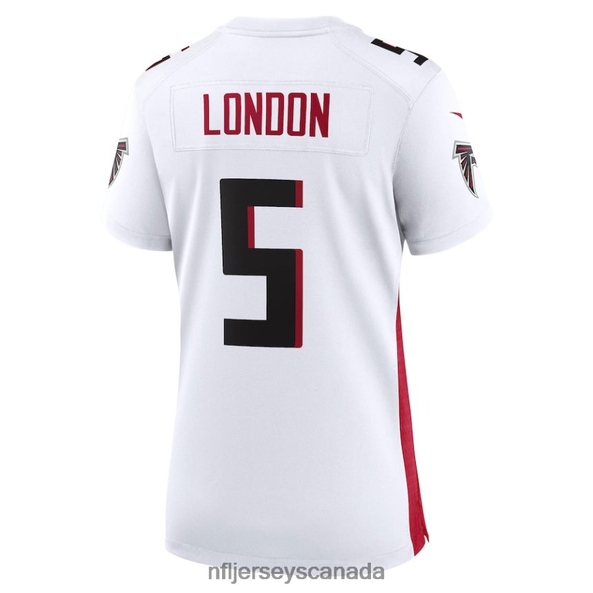 Women Atlanta Falcons Drake London Nike White Away Game Player Jersey Clothing NFL TBXFR63139