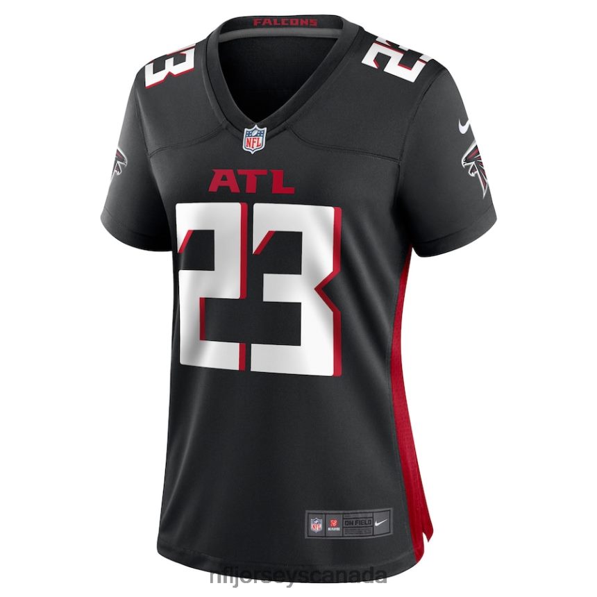 Women Atlanta Falcons Erik Harris Nike Black Game Player Jersey Clothing NFL TBXFR65399