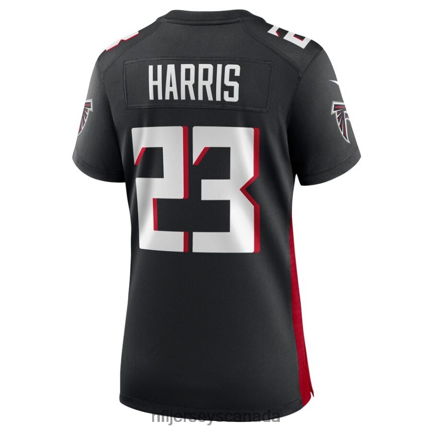 Women Atlanta Falcons Erik Harris Nike Black Game Player Jersey Clothing NFL TBXFR65399