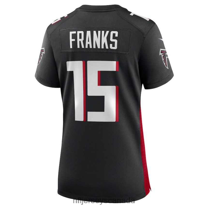 Women Atlanta Falcons Feleipe Franks Nike Black Game Jersey Clothing NFL TBXFR65368